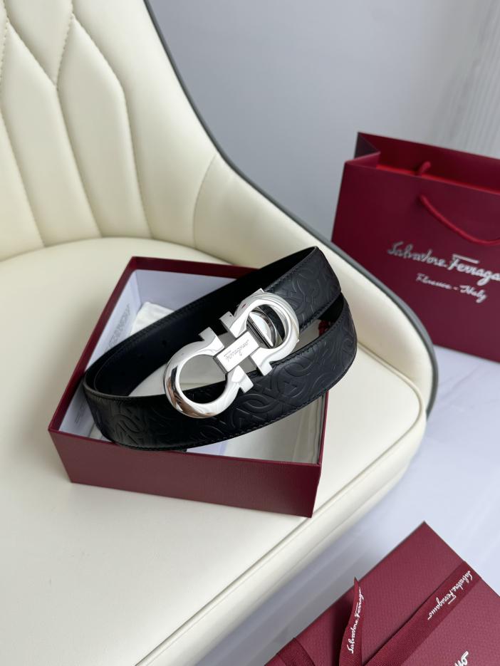 réplica,joyas,joyería,1:1,replica,fake,lujo,barato réplica,joyas,joyería,1:1,replica,fake,lujo,barato Ferragamo doble ancho 3,5cm