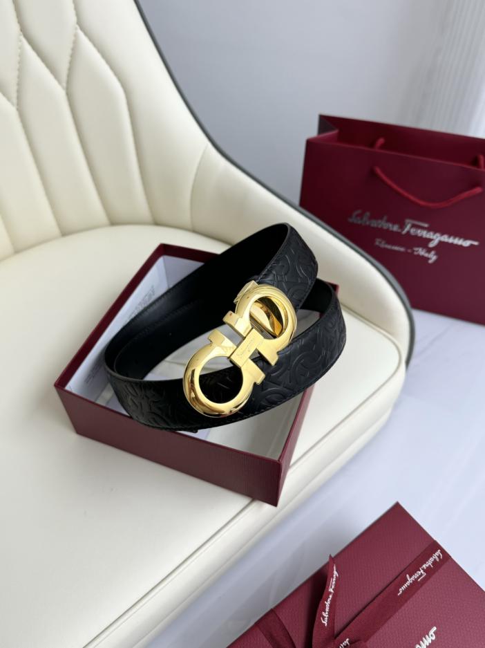 réplica,joyas,joyería,1:1,replica,fake,lujo,barato réplica,joyas,joyería,1:1,replica,fake,lujo,barato Ferragamo doble ancho 3,5cm