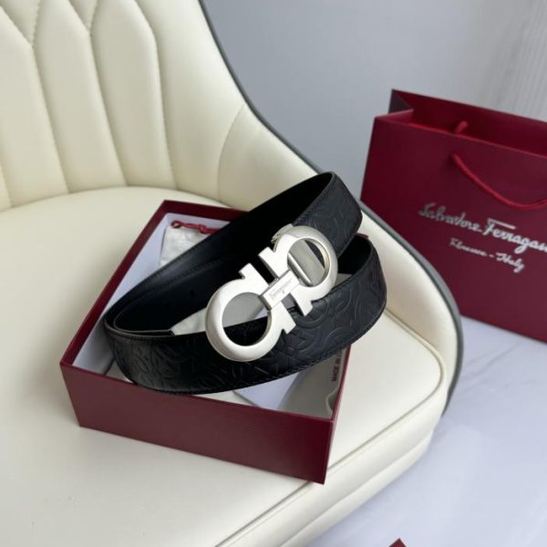 réplica,joyas,joyería,1:1,replica,fake,lujo,barato Ferragamo doble ancho 3,5cm