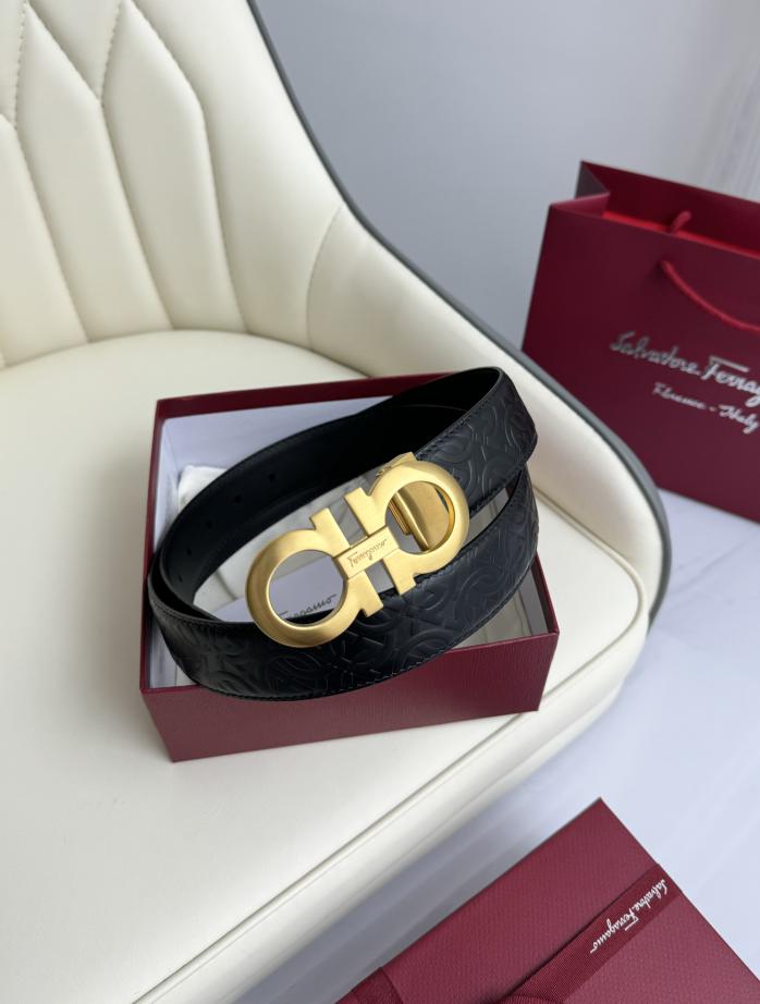 réplica,joyas,joyería,1:1,replica,fake,lujo,barato réplica,joyas,joyería,1:1,replica,fake,lujo,barato Ferragamo doble ancho 3,5cm