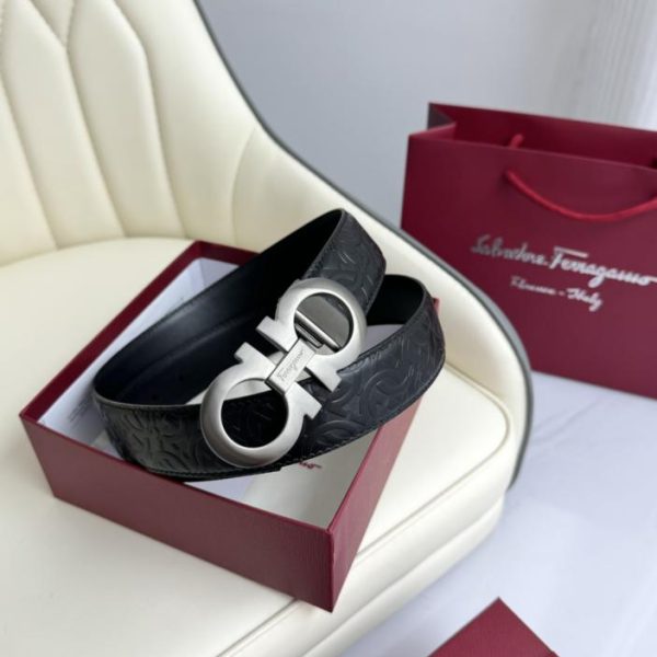 réplica,joyas,joyería,1:1,replica,fake,lujo,barato Ferragamo doble ancho 3,5cm