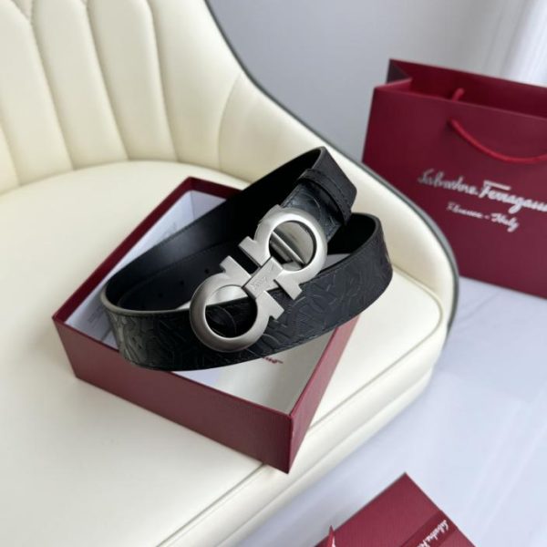 réplica,joyas,joyería,1:1,replica,fake,lujo,barato Ferragamo doble ancho 3,5cm