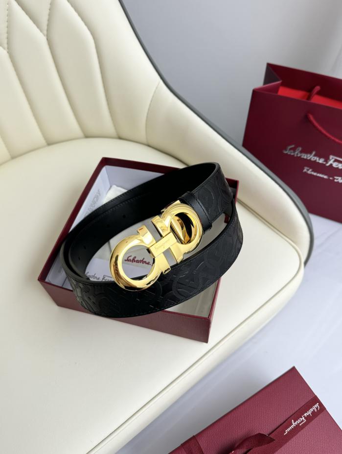réplica,joyas,joyería,1:1,replica,fake,lujo,barato réplica,joyas,joyería,1:1,replica,fake,lujo,barato Ferragamo doble ancho 3,5cm