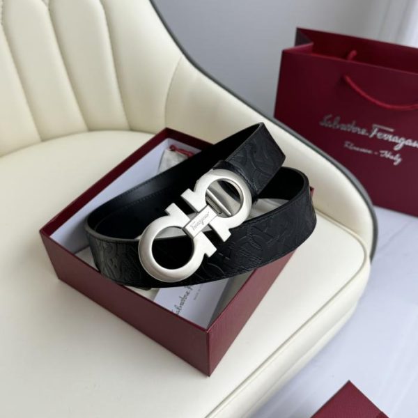 réplica,joyas,joyería,1:1,replica,fake,lujo,barato Ferragamo doble ancho 3,5cm