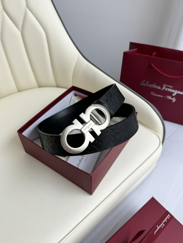 réplica,joyas,joyería,1:1,replica,fake,lujo,barato réplica,joyas,joyería,1:1,replica,fake,lujo,barato Ferragamo doble ancho 3,5cm