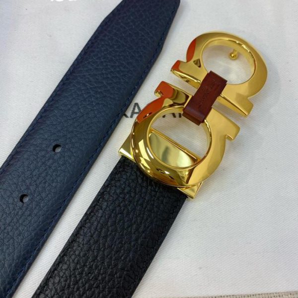 réplica,joyas,joyería,1:1,replica,fake,lujo,barato Cinturón Ferragamo NFC 3,5 cm para hombre