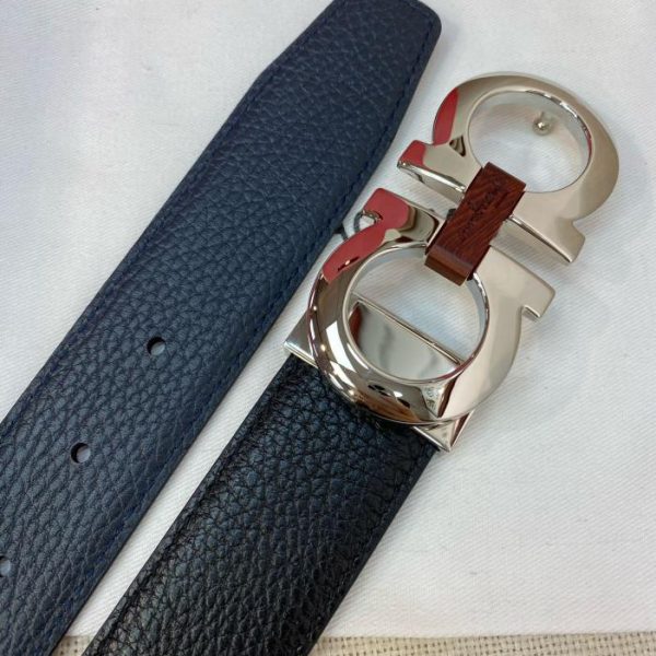 réplica,joyas,joyería,1:1,replica,fake,lujo,barato Cinturón Ferragamo NFC 3,5 cm para hombre