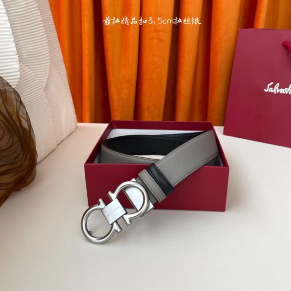 réplica,joyas,joyería,1:1,replica,fake,lujo,barato Ferragamo piel de vacuno importada de doble cara.
