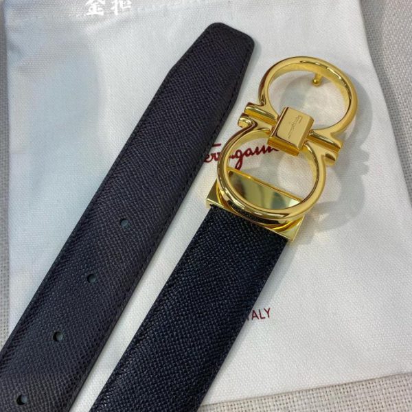réplica,joyas,joyería,1:1,replica,fake,lujo,barato Cinturón Ferragamo NFC 3,5 cm para hombre