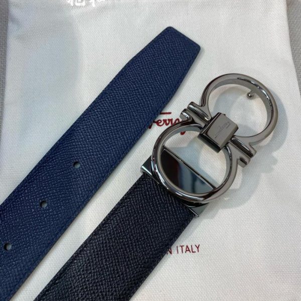 réplica,joyas,joyería,1:1,replica,fake,lujo,barato Cinturón Ferragamo NFC 3,5 cm para hombre