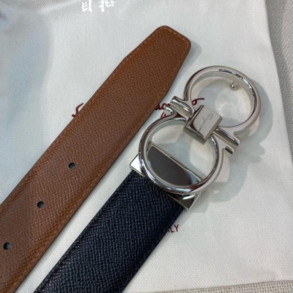 réplica,joyas,joyería,1:1,replica,fake,lujo,barato Cinturón Ferragamo NFC 3,5 cm para hombre
