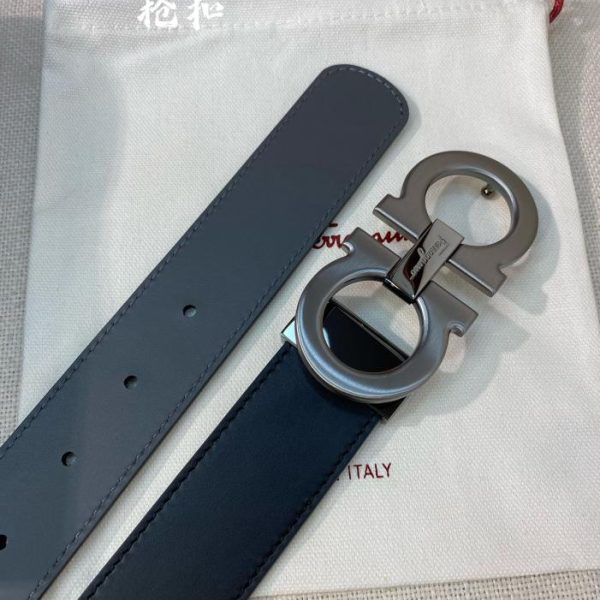 réplica,joyas,joyería,1:1,replica,fake,lujo,barato Cinturón Ferragamo NFC 3,5 cm para hombre