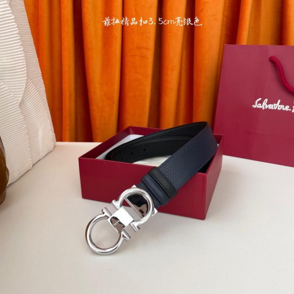 réplica,joyas,joyería,1:1,replica,fake,lujo,barato Ferragamo piel de vacuno importada de doble cara.