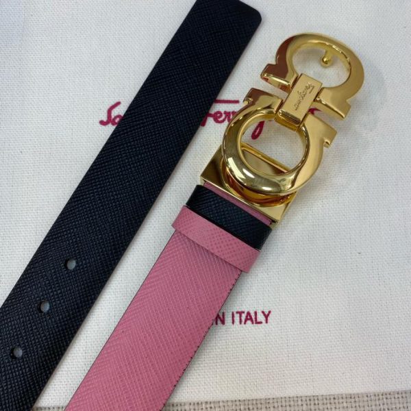 réplica,joyas,joyería,1:1,replica,fake,lujo,barato Hebilla doble Ferragamo de 25 mm para mujer.