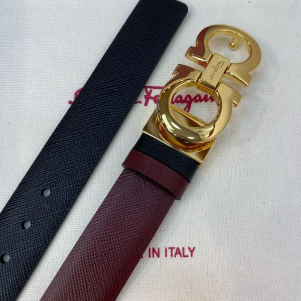 réplica,joyas,joyería,1:1,replica,fake,lujo,barato Hebilla doble Ferragamo de 25 mm para mujer.
