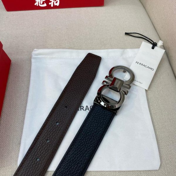 réplica,joyas,joyería,1:1,replica,fake,lujo,barato Cinturón de hombre Ferragamo 3,5 cm.