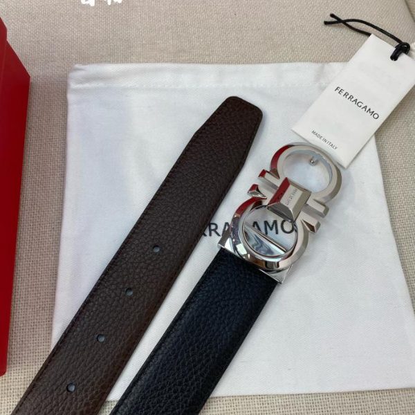 réplica,joyas,joyería,1:1,replica,fake,lujo,barato Cinturón de hombre Ferragamo 3,5 cm.