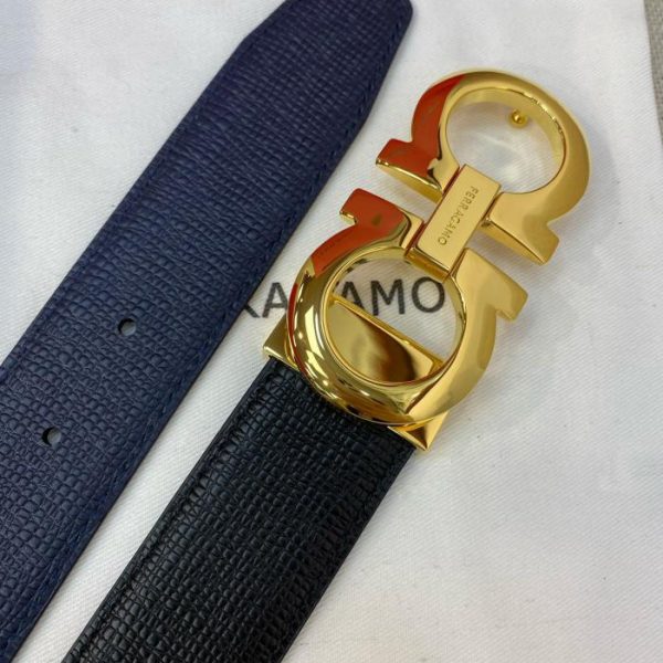 réplica,joyas,joyería,1:1,replica,fake,lujo,barato Cinturón de hombre Ferragamo 3,5 cm.