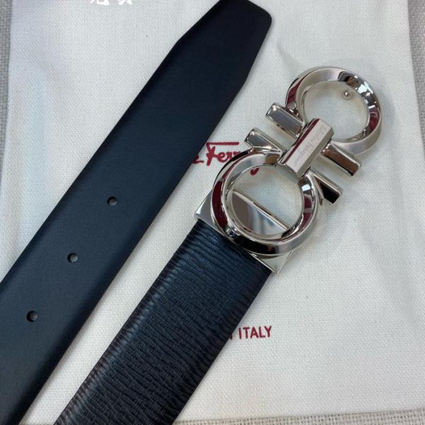 réplica,joyas,joyería,1:1,replica,fake,lujo,barato Cinturón de hombre Ferragamo 3,5 cm.