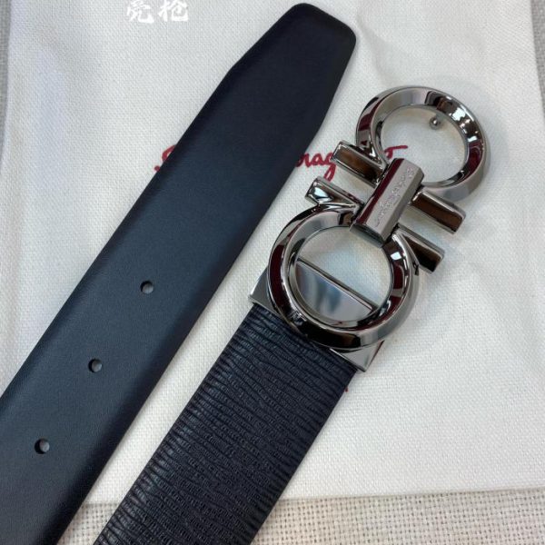 réplica,joyas,joyería,1:1,replica,fake,lujo,barato Cinturón de hombre Ferragamo 3,5 cm.