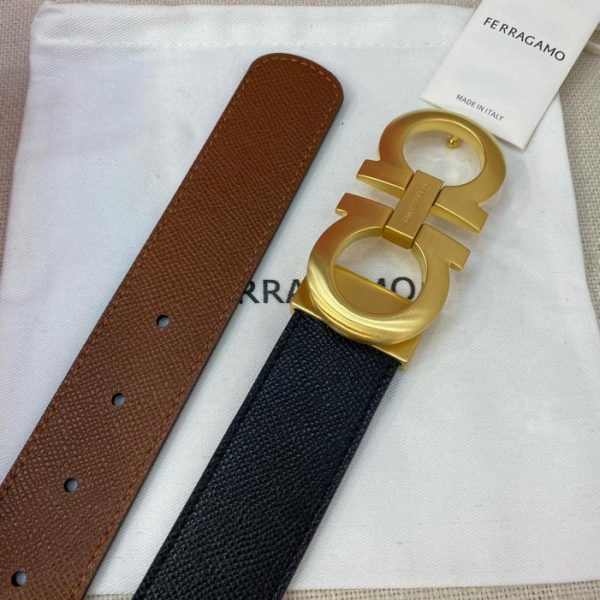 réplica,joyas,joyería,1:1,replica,fake,lujo,barato Cinturón de hombre Ferragamo 3,5 cm.