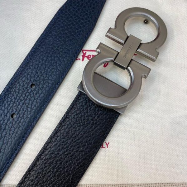 réplica,joyas,joyería,1:1,replica,fake,lujo,barato Cinturón de hombre Ferragamo 3,5 cm.