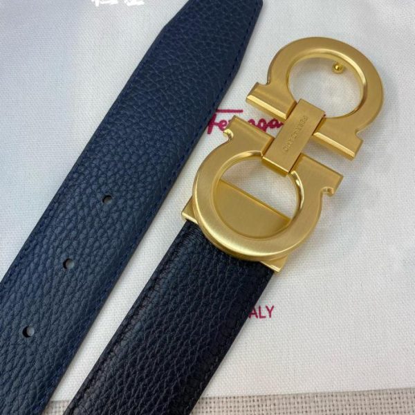 réplica,joyas,joyería,1:1,replica,fake,lujo,barato Cinturón de hombre Ferragamo 3,5 cm.