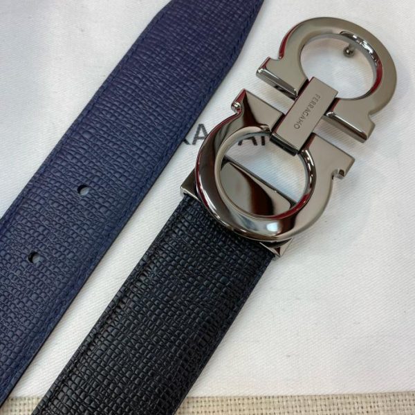 réplica,joyas,joyería,1:1,replica,fake,lujo,barato Cinturón de hombre Ferragamo 3,5 cm.