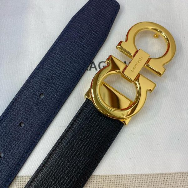 réplica,joyas,joyería,1:1,replica,fake,lujo,barato Cinturón de hombre Ferragamo 3,5 cm.