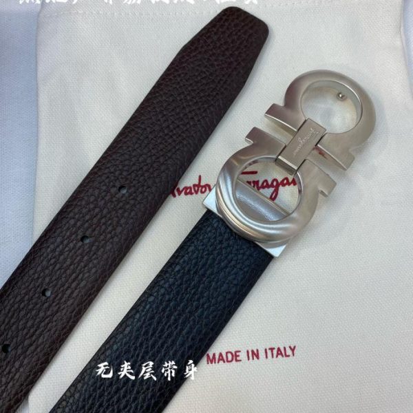 réplica,joyas,joyería,1:1,replica,fake,lujo,barato Ferragamo 3,5cm cuero original