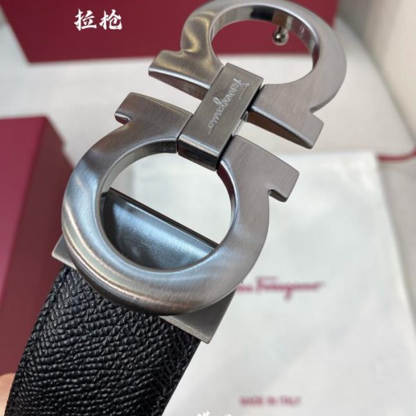 réplica,joyas,joyería,1:1,replica,fake,lujo,barato Ferragamo 3,5cm cuero original
