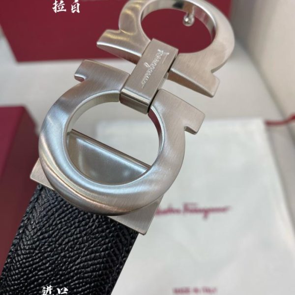 réplica,joyas,joyería,1:1,replica,fake,lujo,barato Ferragamo 3,5cm cuero original