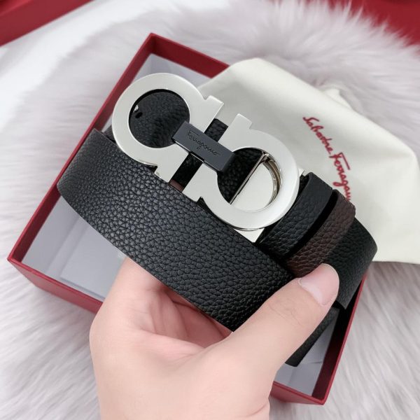 réplica,joyas,joyería,1:1,replica,fake,lujo,barato cinturón reversible ferragamo