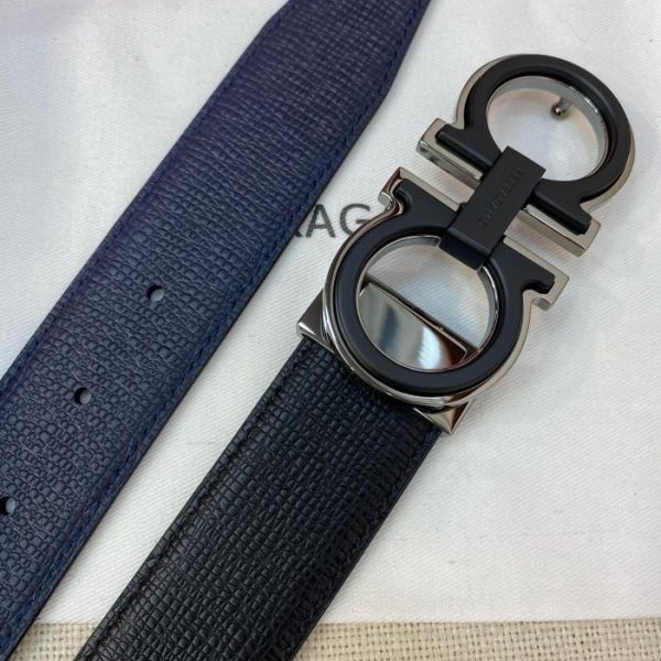 réplica,joyas,joyería,1:1,replica,fake,lujo,barato Cinturón de hombre Ferragamo 3,5 cm.