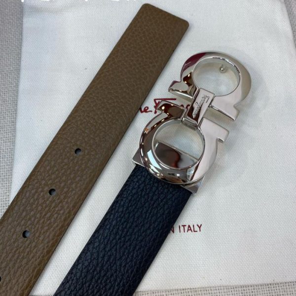 réplica,joyas,joyería,1:1,replica,fake,lujo,barato Cinturón Ferragamo NFC 3,5 cm para hombre