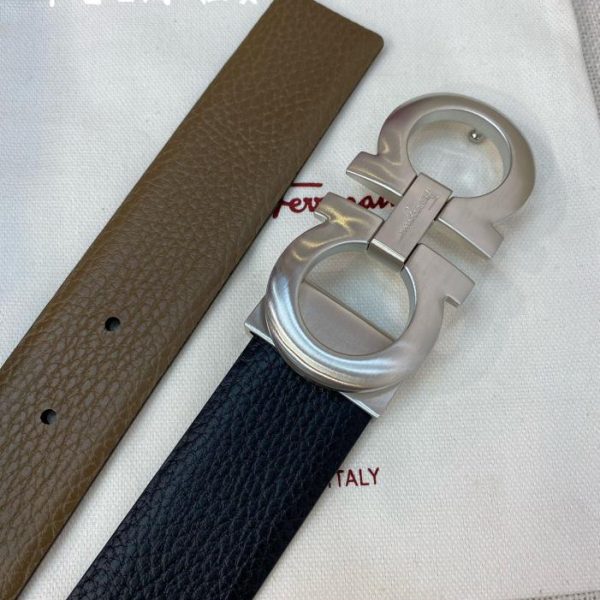 réplica,joyas,joyería,1:1,replica,fake,lujo,barato Cinturón Ferragamo NFC 3,5 cm para hombre