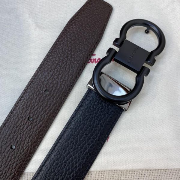 réplica,joyas,joyería,1:1,replica,fake,lujo,barato Cinturón de hombre Ferragamo 3,5 cm.