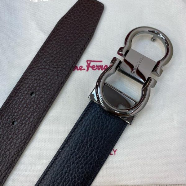 réplica,joyas,joyería,1:1,replica,fake,lujo,barato Cinturón de hombre Ferragamo 3,5 cm.