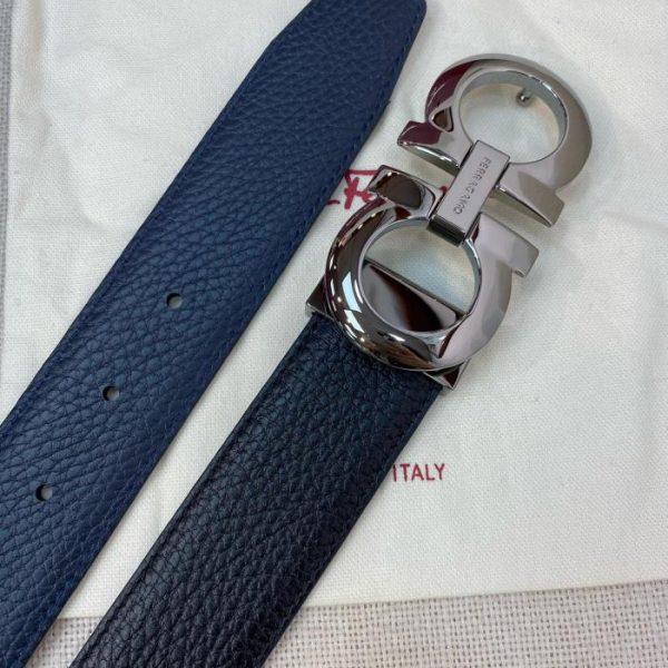 réplica,joyas,joyería,1:1,replica,fake,lujo,barato Cinturón de hombre Ferragamo 3,5 cm.