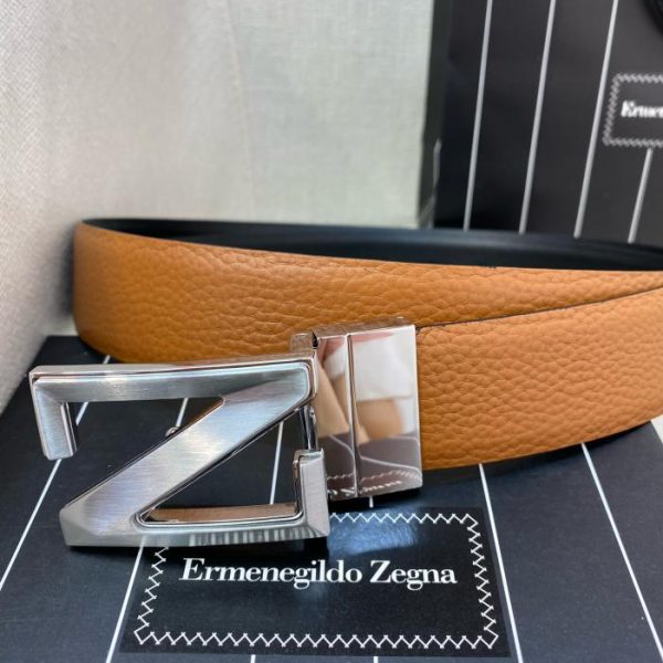 réplica,joyas,joyería,1:1,replica,fake,lujo,barato Cinturón Zegna para hombre – Ancho 35MM