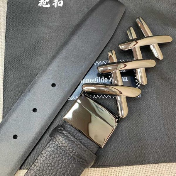 réplica,joyas,joyería,1:1,replica,fake,lujo,barato Cinturón Zegna para hombre – Ancho 35MM