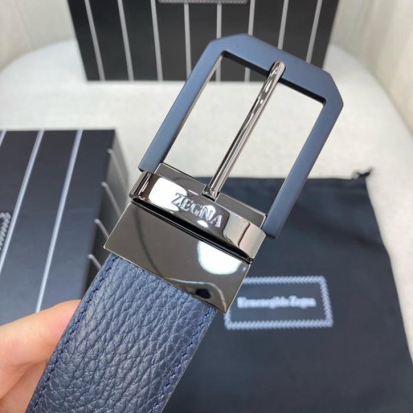 réplica,joyas,joyería,1:1,replica,fake,lujo,barato Cinturón Zegna para hombre – Ancho 35MM