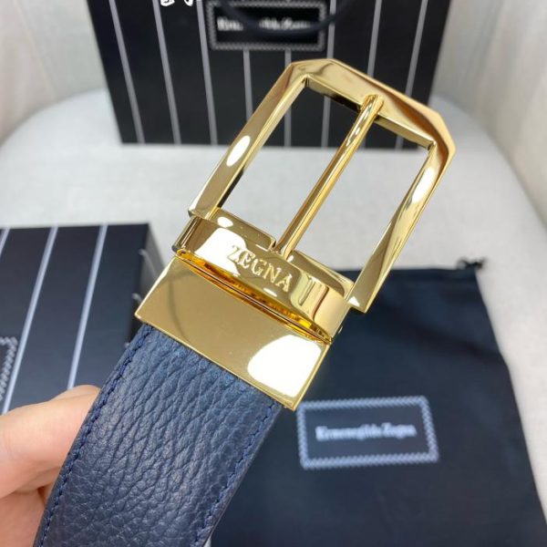 réplica,joyas,joyería,1:1,replica,fake,lujo,barato Cinturón Zegna para hombre – Ancho 35MM