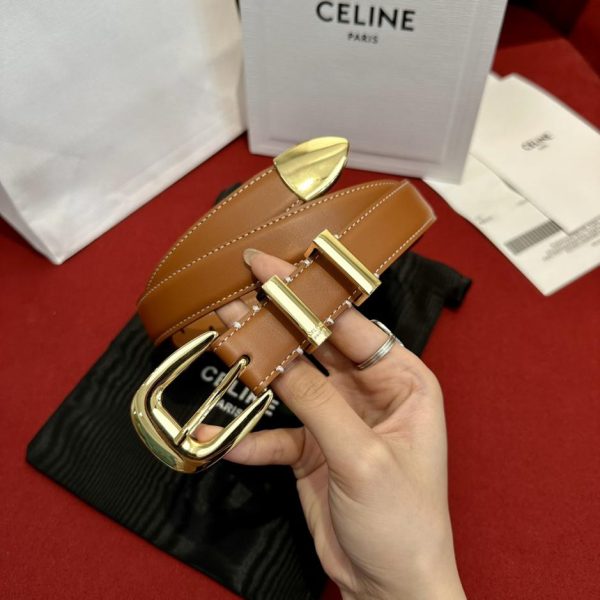 réplica,joyas,joyería,1:1,replica,fake,lujo,barato Cinturón Celine ancho 1,8 mm cinturón de mujer