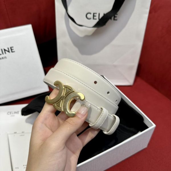 réplica,joyas,joyería,1:1,replica,fake,lujo,barato Cinturón Celine Arco de Triunfo 2,5 mm