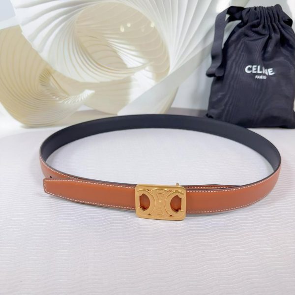 réplica,joyas,joyería,1:1,replica,fake,lujo,barato Cinturón Celine Arco de Triunfo 2,5 mm