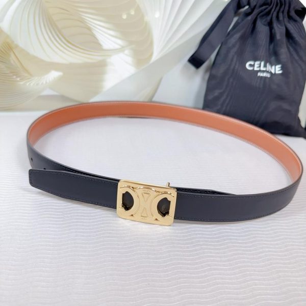 réplica,joyas,joyería,1:1,replica,fake,lujo,barato Cinturón Celine Arco de Triunfo 2,5 mm