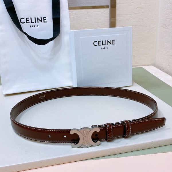 réplica,joyas,joyería,1:1,replica,fake,lujo,barato Cinturón Celine mediano TRIOMPHE TAURILLON