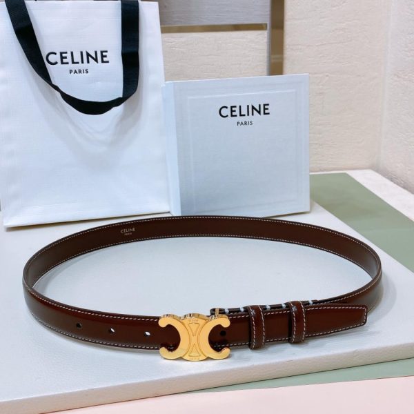 réplica,joyas,joyería,1:1,replica,fake,lujo,barato Cinturón Celine mediano TRIOMPHE TAURILLON