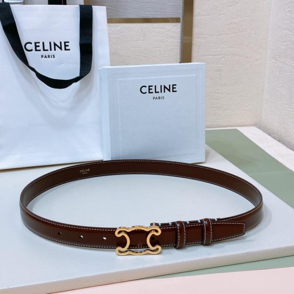 réplica,joyas,joyería,1:1,replica,fake,lujo,barato Cinturón Celine mediano TRIOMPHE TAURILLON